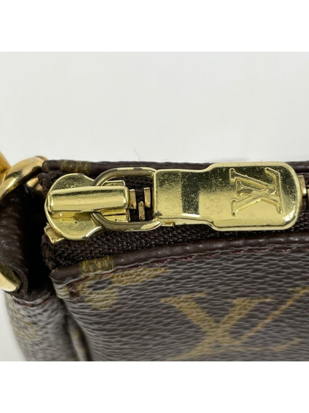 Louis Vuitton Pochette Makeup Cosmetics Pouch Monogram Brown - Picture 5 of 9